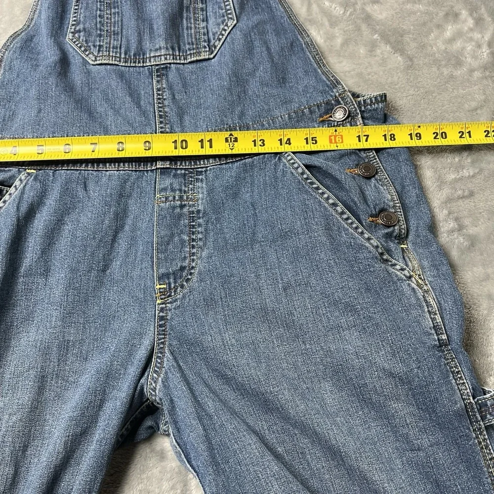 Old Navy Overalls Men Large Blue Utility Carpenter Workwear Denim Bib